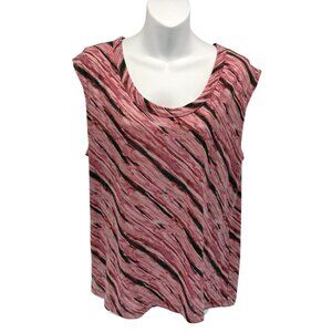 Banana Republic Women’s Top Size M Malibu Tee Pink Sleeveless